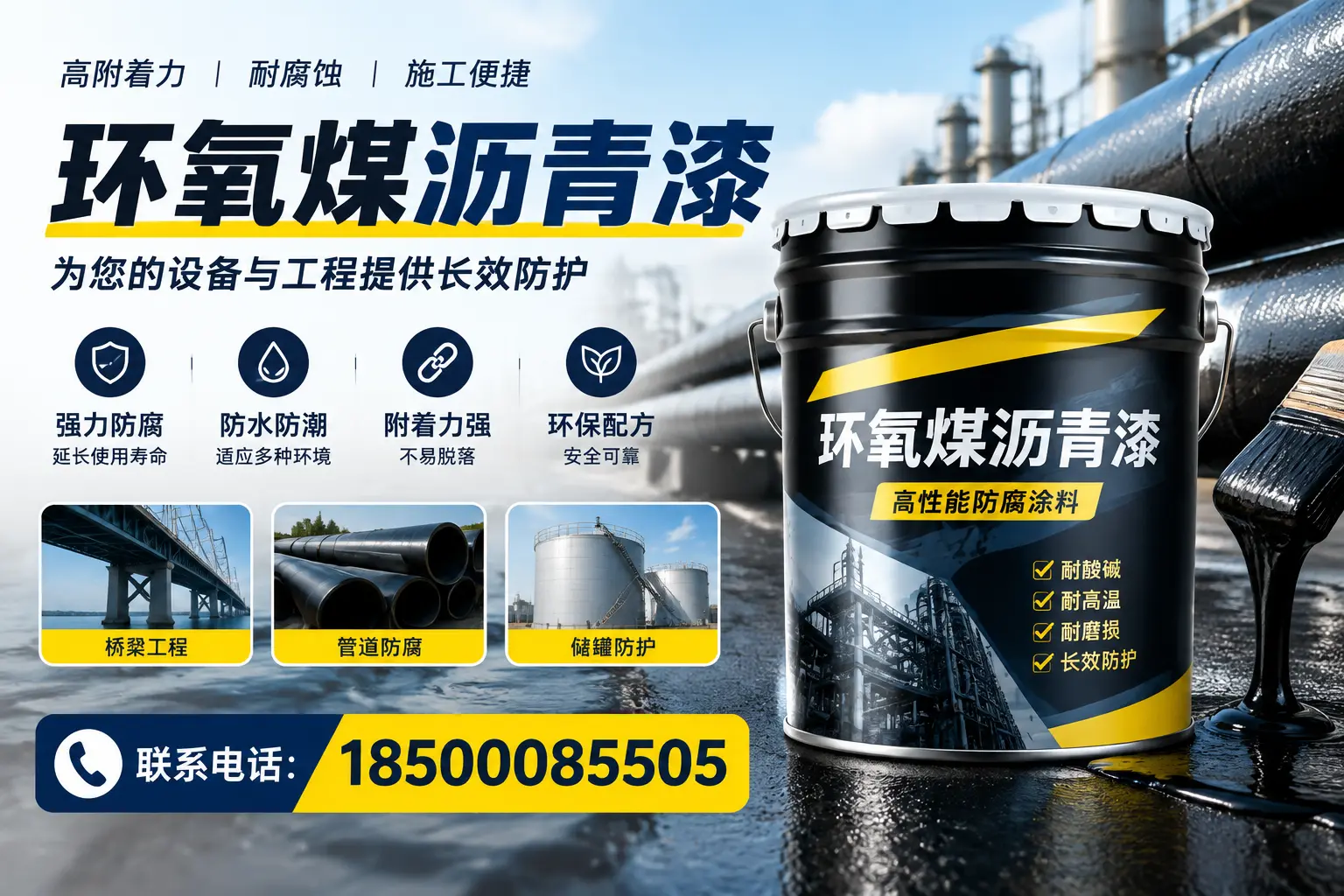 环氧煤沥青漆与其他涂料的对比分析，助力福鼎企业决策