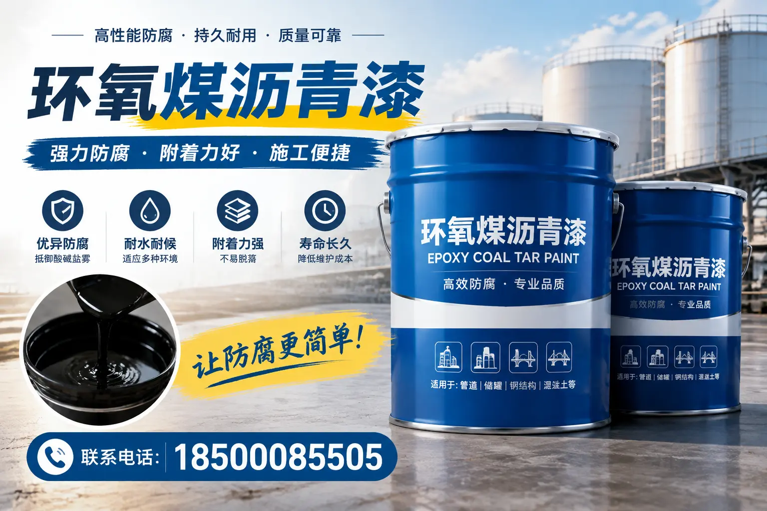 环氧煤沥青漆的环保性分析，福鼎企业的选择依据